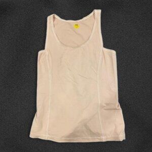 Lululemon Tank Top Scoop Neck Criss Cross Back Cottony Lightweight Beige W US S